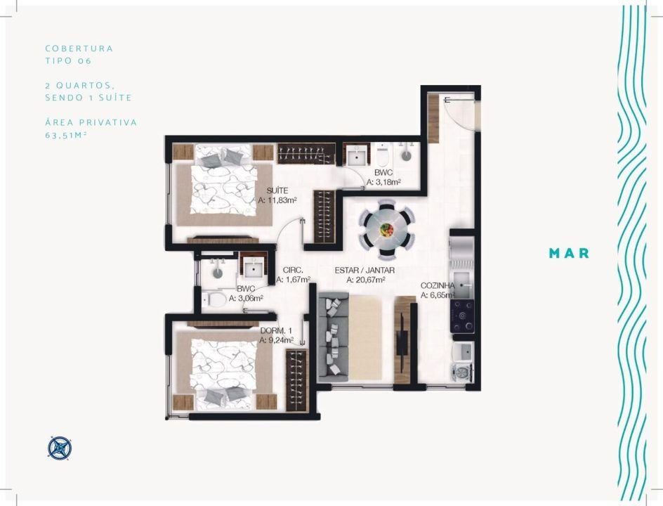 Villa del Mar – Apartamentos á venda em Imbituba