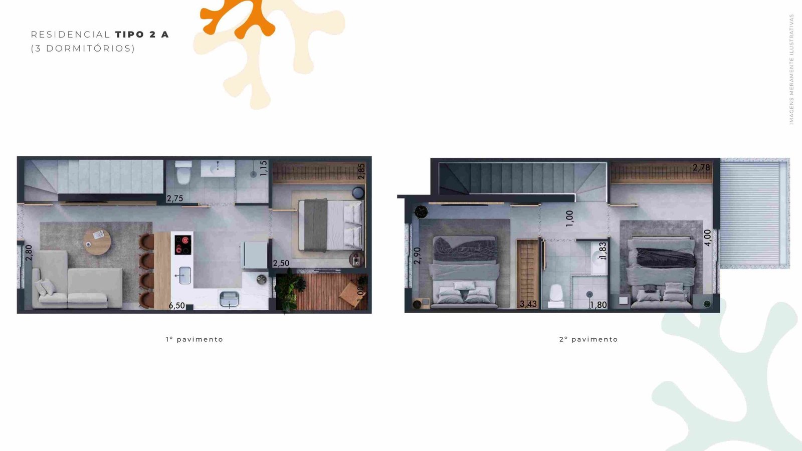 Residencial Reserva dos Corais – Casas com 2 ou 3 dormitórios!