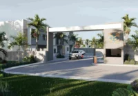 Pórtico de entrada do condomínio — Residencial Reserva dos Corais