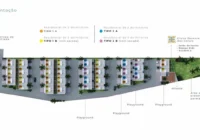 Planta de implantação do condomínio — Residencial Reserva dos Corais