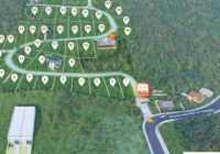 Mapa ilustrado dos lotes do condomínio — Condomínio Pôr do Sol