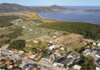 Vista aérea do loteamento Reserva da Lagoa