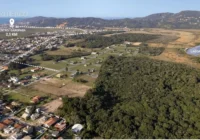 Vista aérea da localização do loteamento — Loteamento Reserva da Lagoa